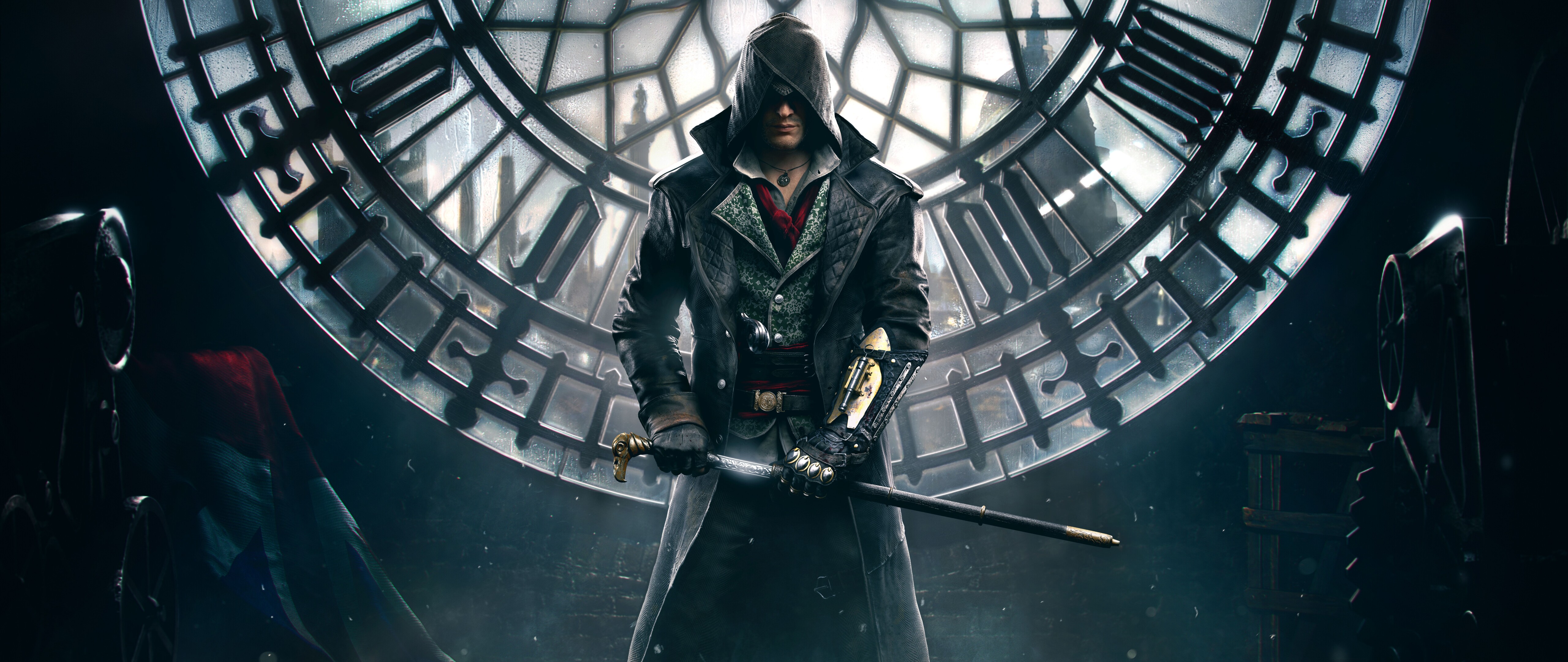 Un retrato detallado de Jacob Frye, personaje del videojuego Assassin's Creed Syndicate.