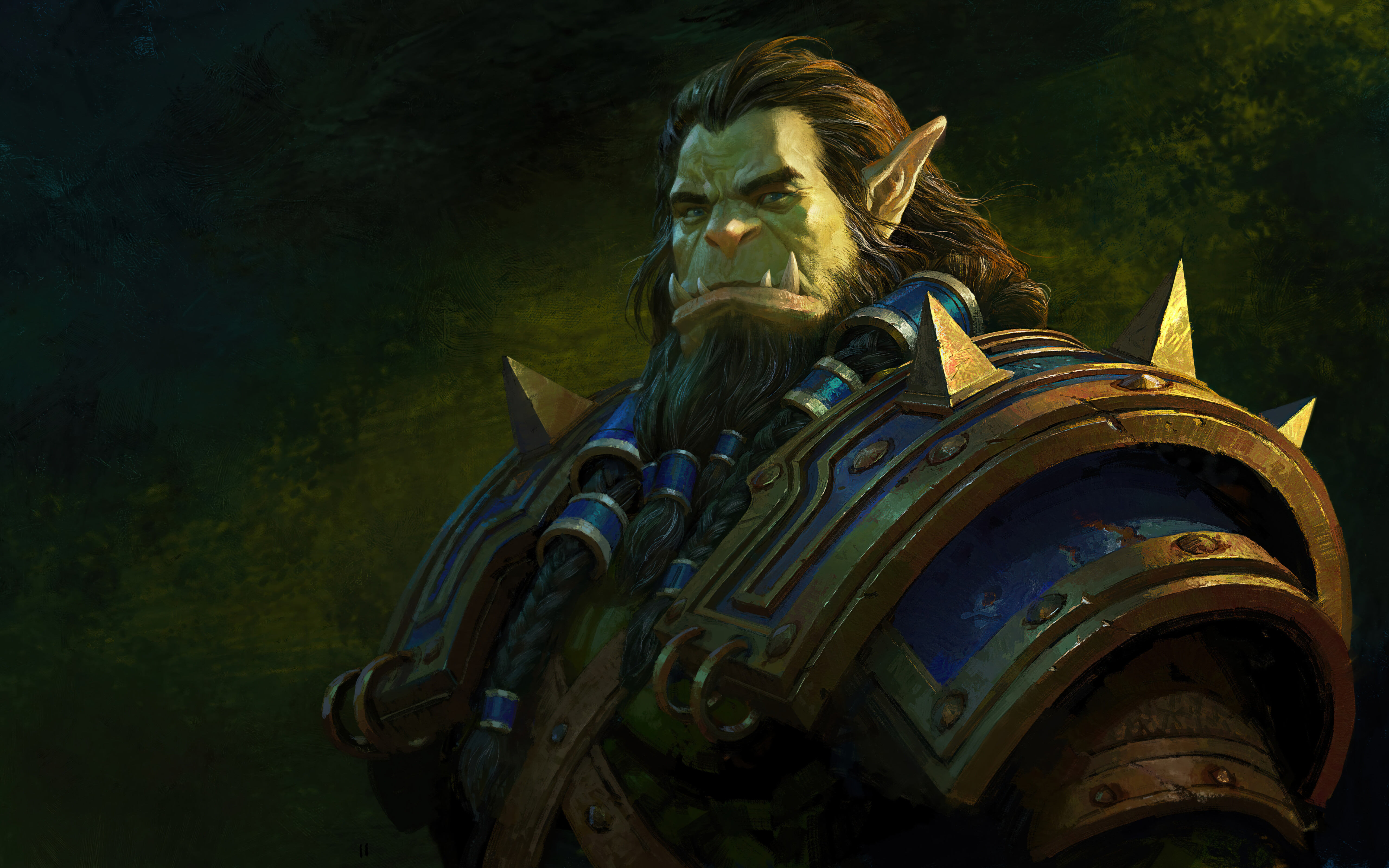 Thrall, el icónico chamán orco de World of Warcraft.
