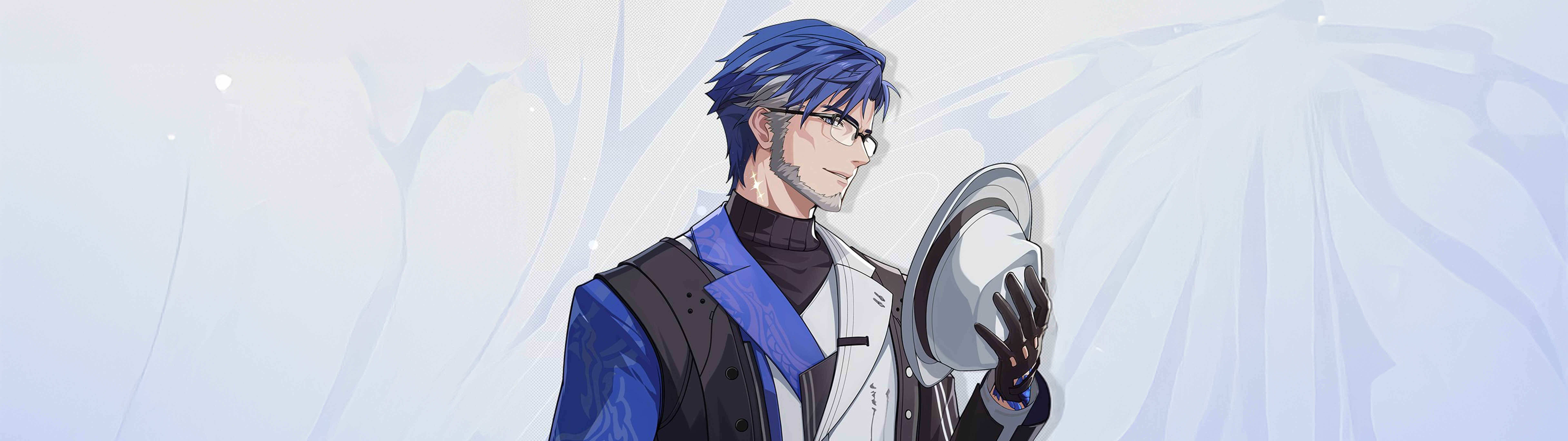 Una ilustración de alta calidad del personaje Yuanwu, procedente del videojuego Wuthering Waves.