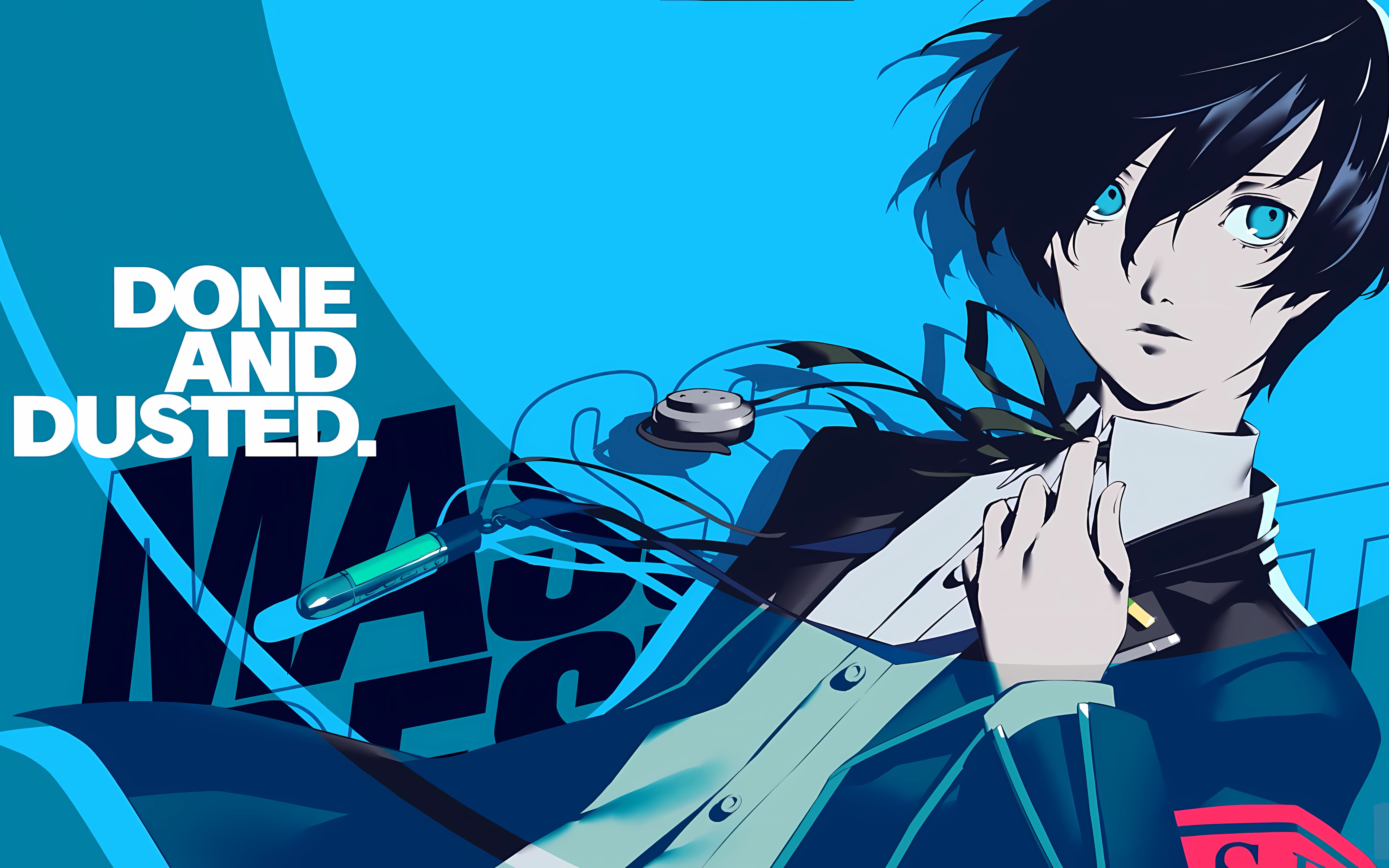 Una representación de alta calidad de Makoto Yuki, personaje del videojuego Persona 3 Reload.