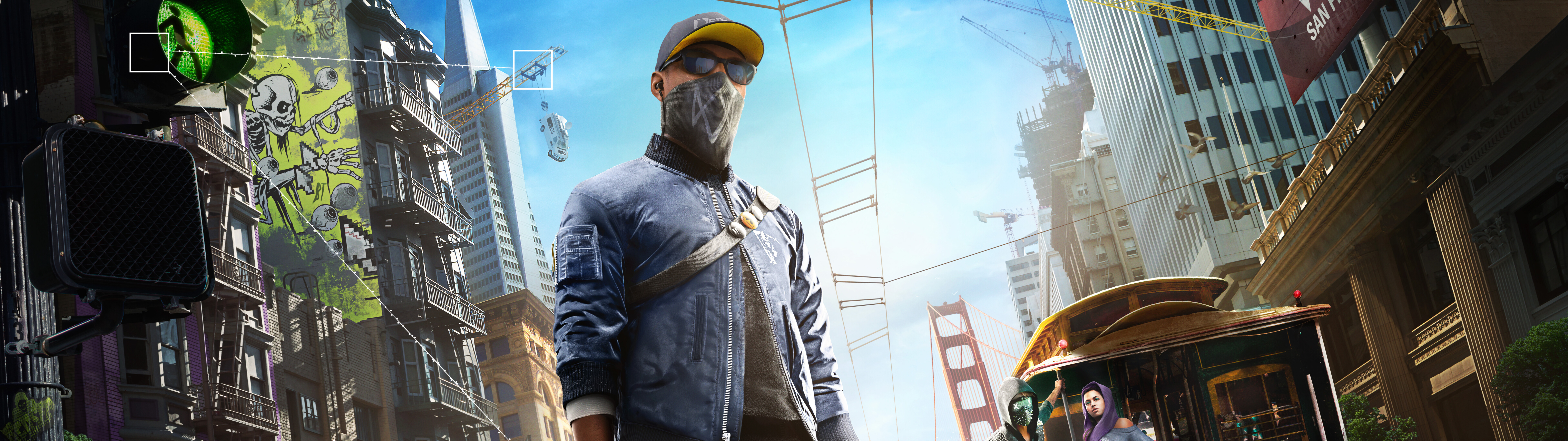 Marcus Holloway, el protagonista del videojuego Watch Dogs 2, aparece en una escena ambientada en las calles de San Francisco.